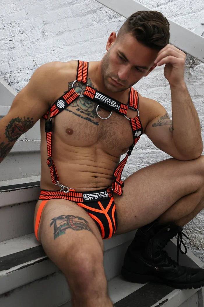 Breedwell Orange Hybred Body Harness