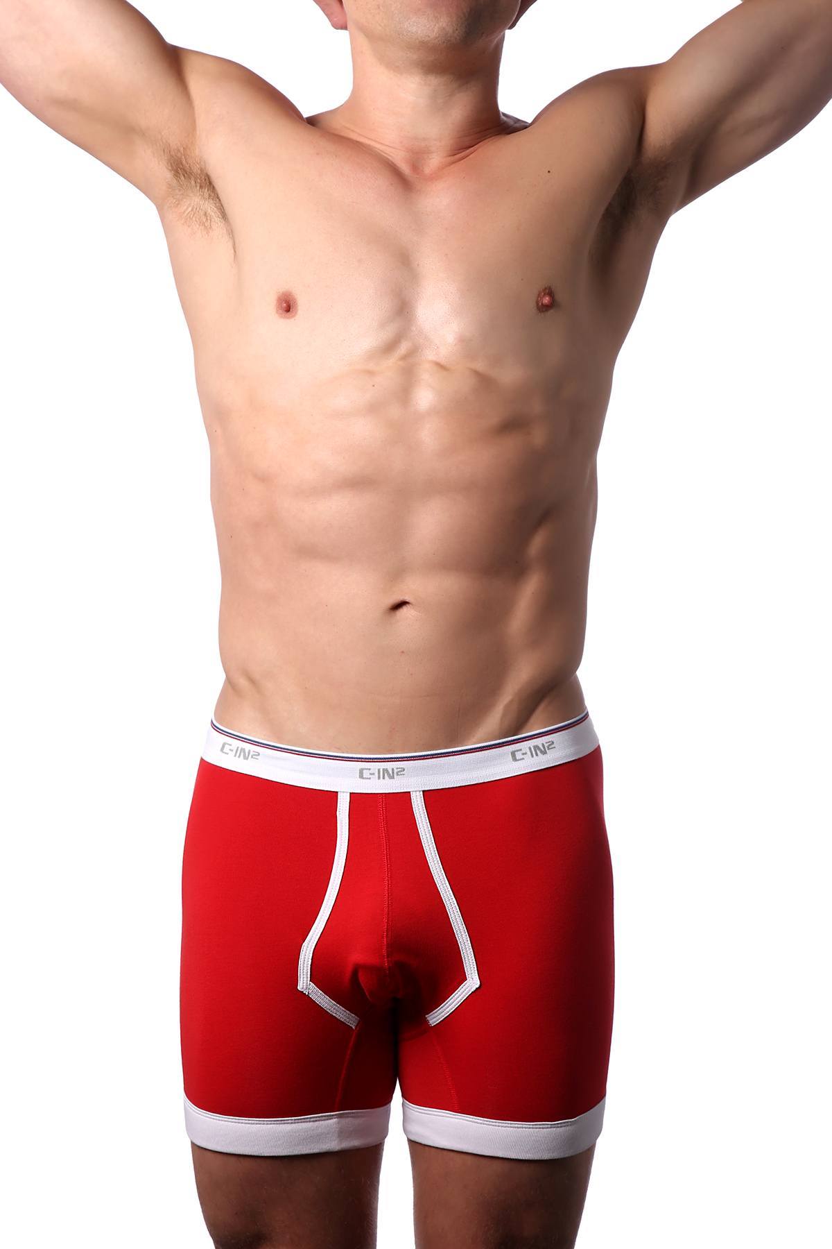 C-IN2 Candy Red Throwback Boxer Brief