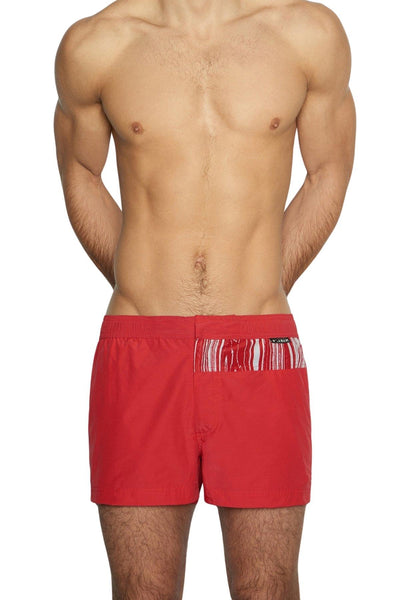 C-IN2 False-Alarm Rust Woven Swim Short