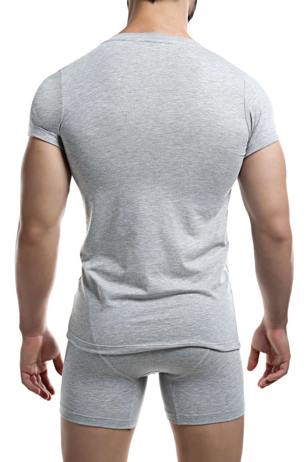 C4M Grey Crew Neck T-Shirt