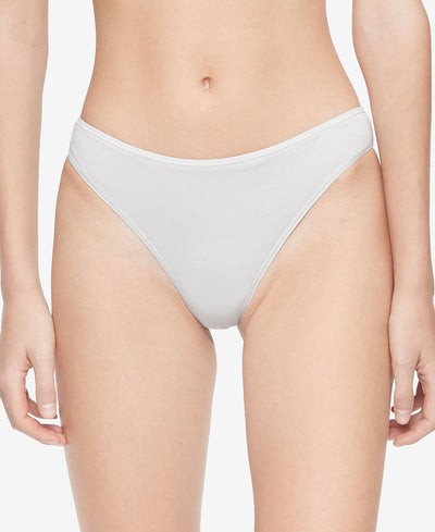 Calvin Klein Cotton Form Thong Underwear Qd3643 Antique Grey