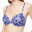 Calvin Klein Perfectly Fit Full Coverage T-shirt Bra F3837 Marbalized Floral Print_bleached Denim