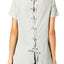 Calvin Klein Performance Silver Jade Lace-Up Back Top