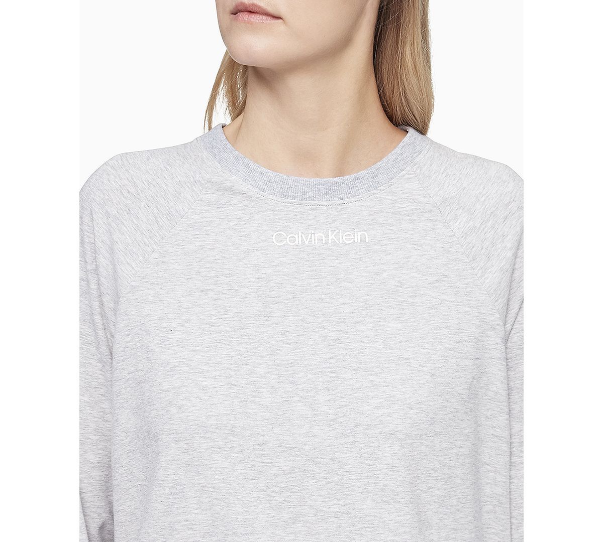 Calvin Klein Reconsidered Comfort Lounge Sweatshirt Grey Heather