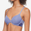 Calvin Klein Wo Perfectly Fit Flex Poppy Lightly Lined Perfect Coverage Bra Qf6625 Bleached Denim