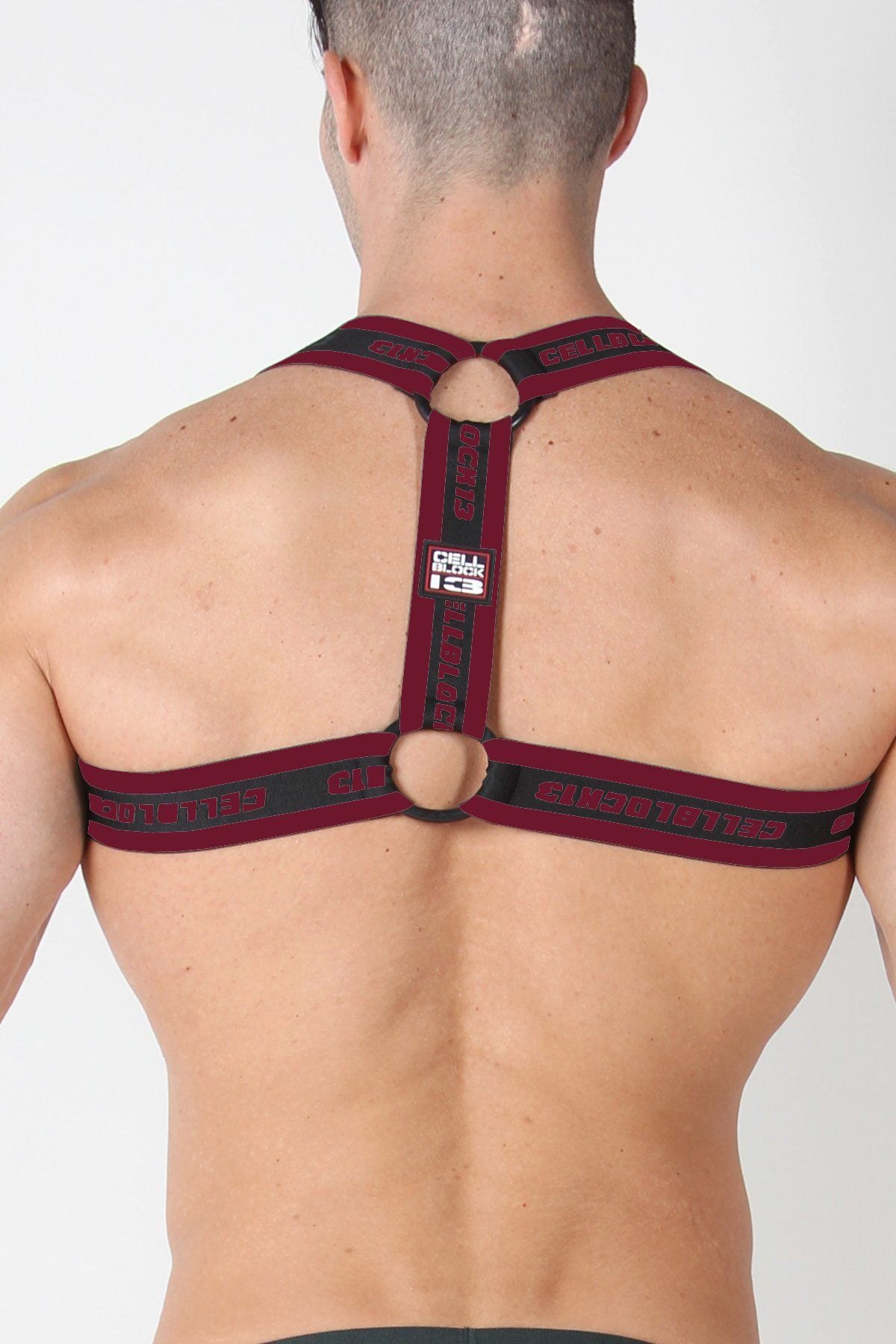 CellBlock 13 Burgundy Rascal Elastic Harness