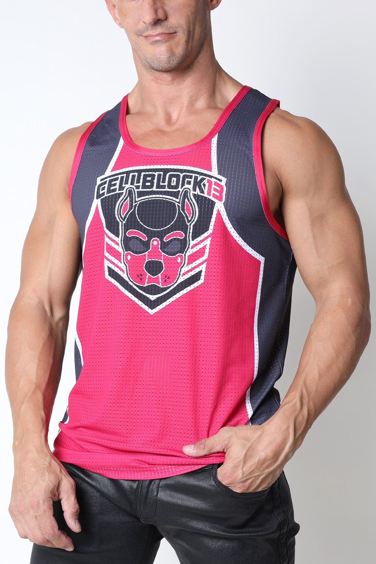 CellBlock 13 Pink Kennel Club Spitfire Tank Top