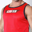 CellBlock 13 Red Marathon Cutoff Tank Top