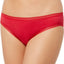 Charter Club Modern Essentials Cotton Lace Trim Bikini Brief in Candy Red