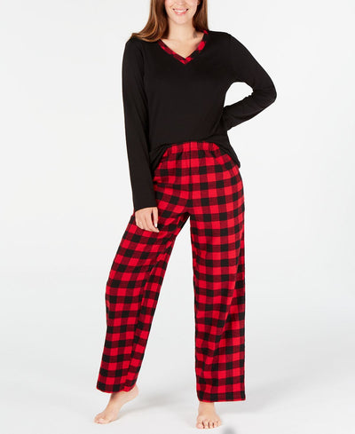 Charter Club Plaid Mix It Pajamas Set Buffalo Check