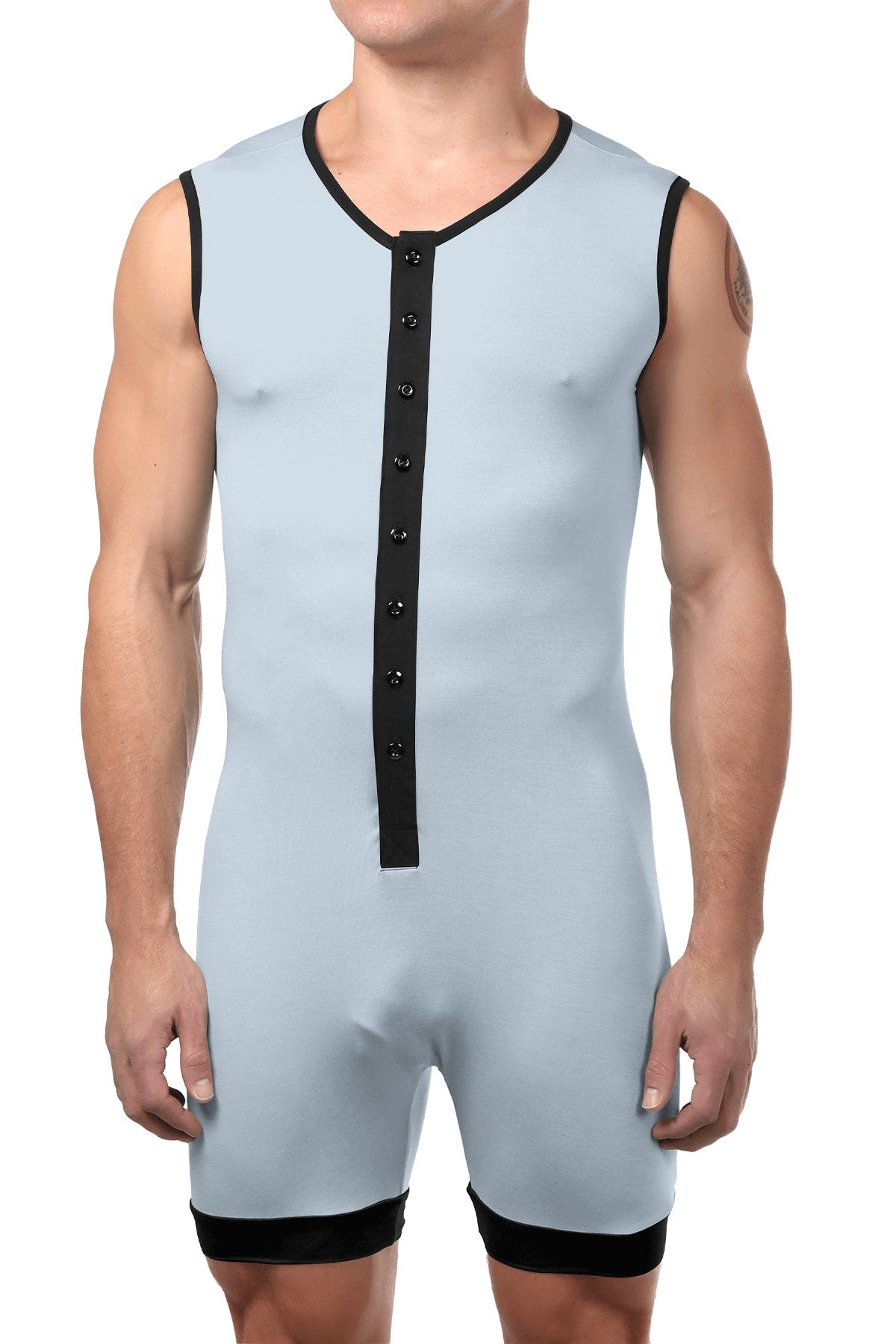 CheapUndies Aqua Sleeveless Onesie