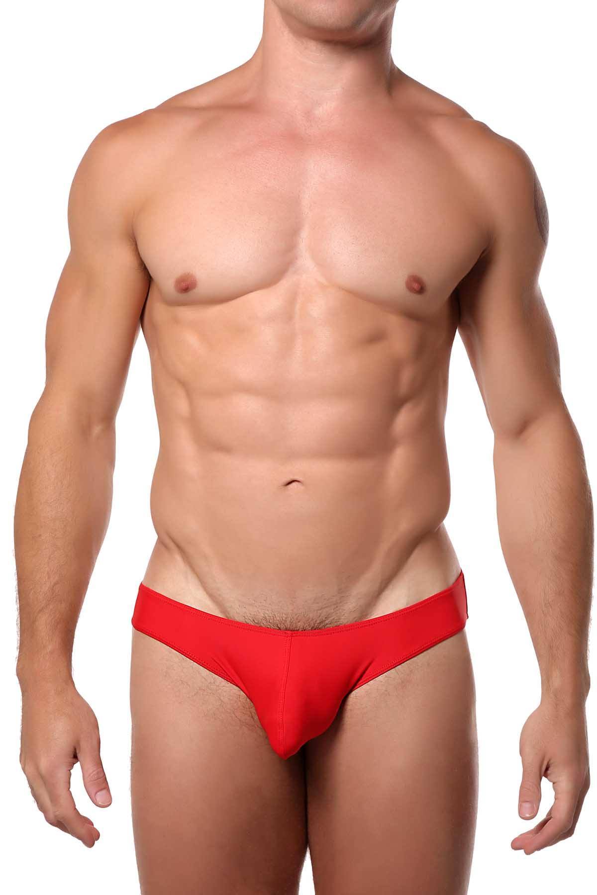 CheapUndies Biking-Red Bikini Brief