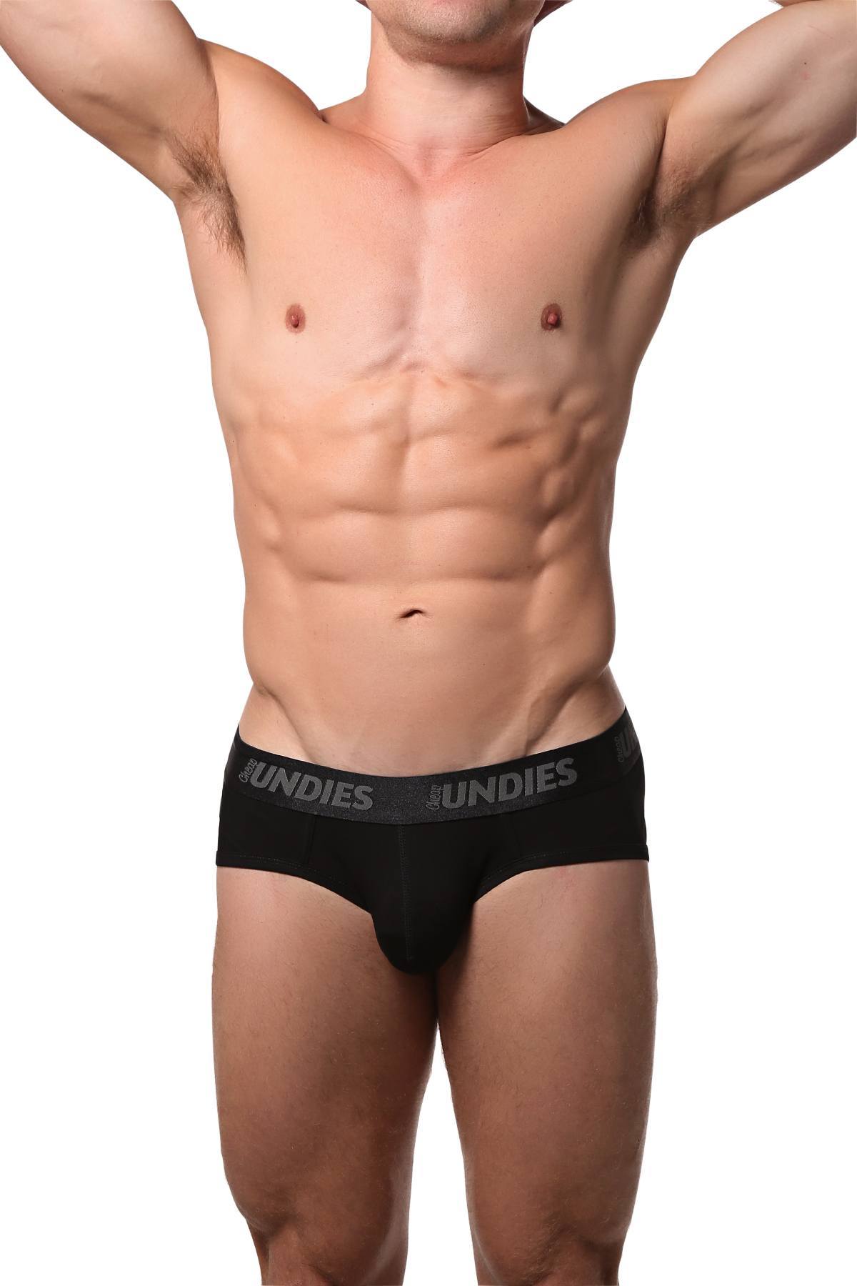 CheapUndies Black Essential Cotton Brief