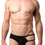 CheapUndies Black Exposed Side Modal Brief