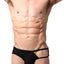 CheapUndies Black Exposed Side Modal Brief