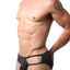 CheapUndies Black Heather Exposed Side Modal Brief