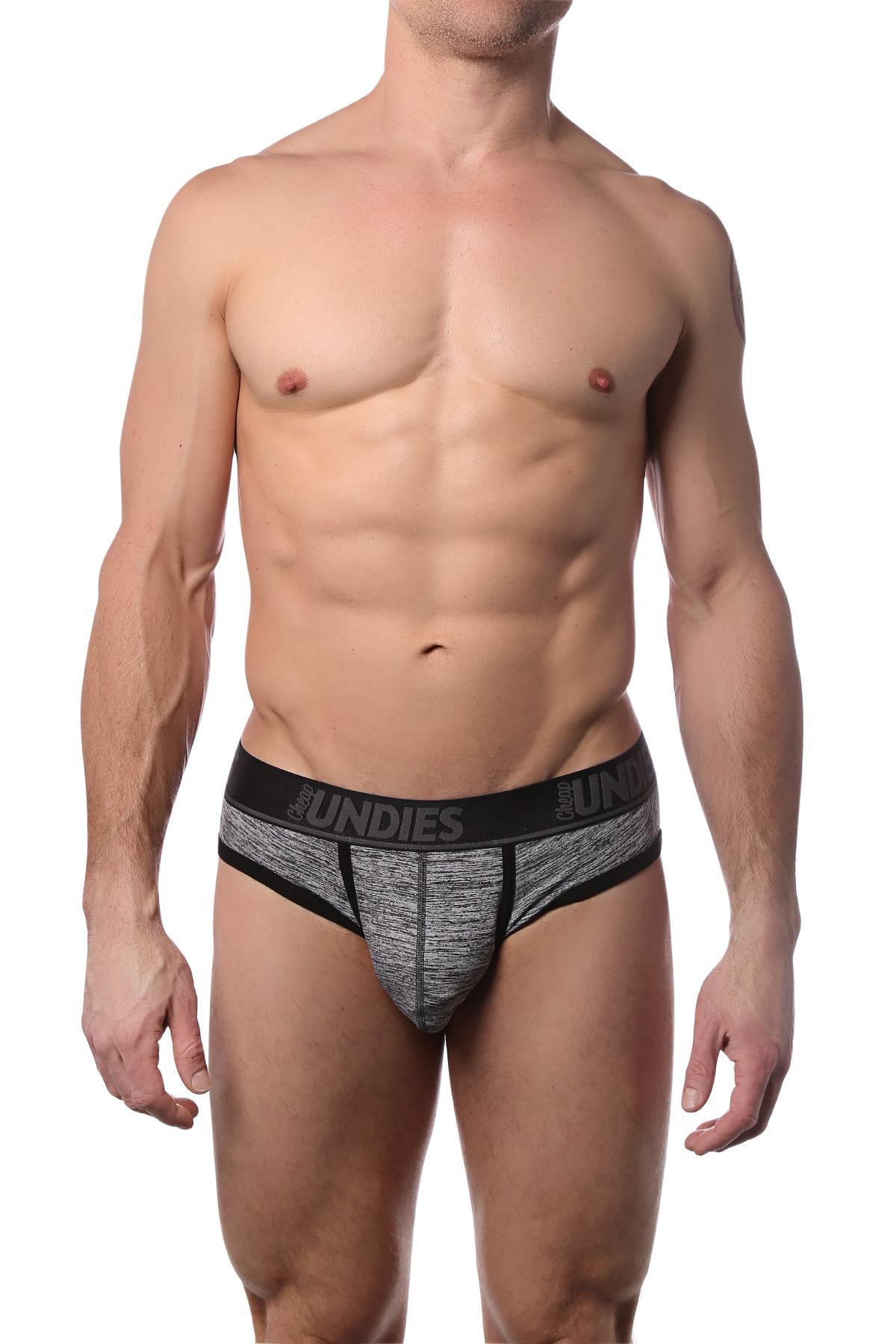 CheapUndies Black Marle Brief