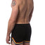 CheapUndies Black Retro Rainbow Shorts