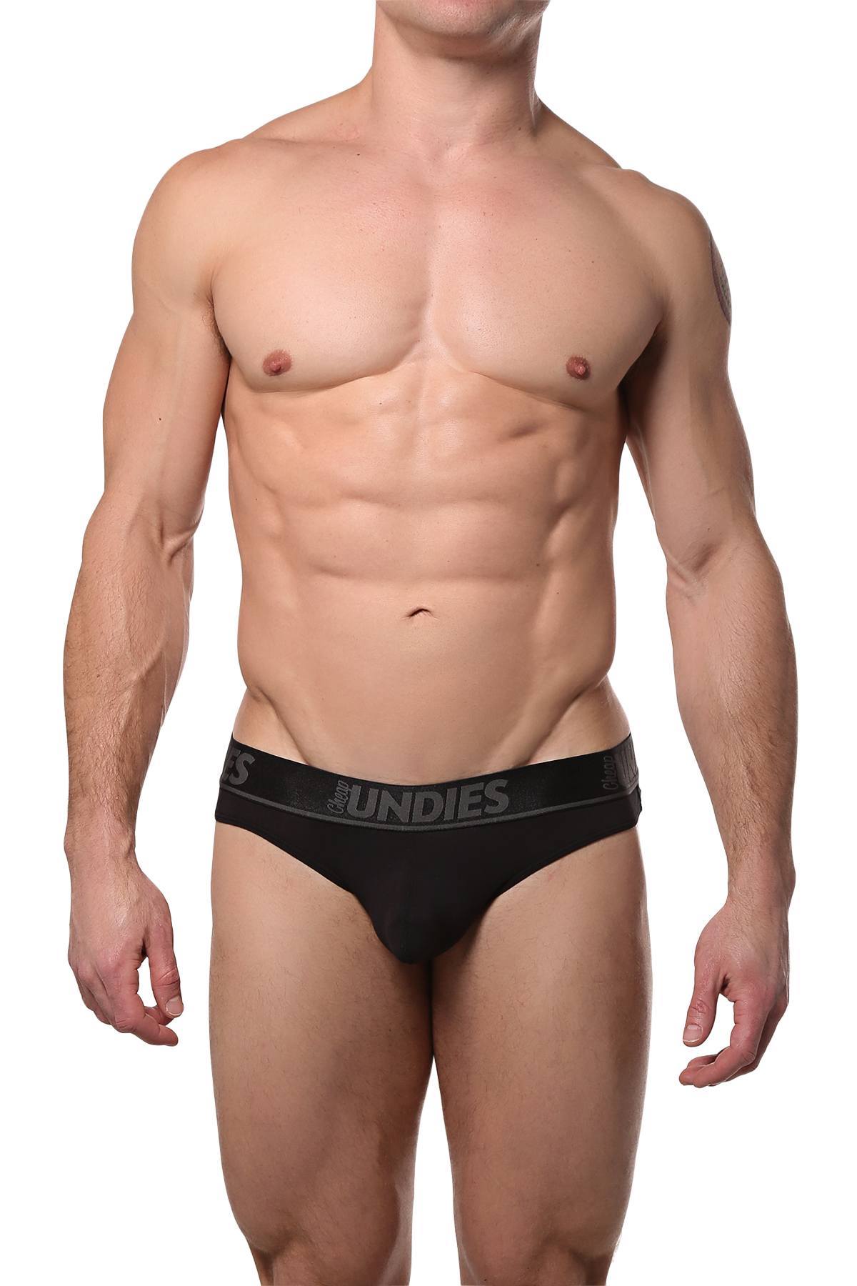 CheapUndies Black Touch Thong