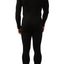 CheapUndies Black Waffle Knit Thermal Union Suit