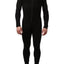 CheapUndies Black Waffle Knit Thermal Union Suit