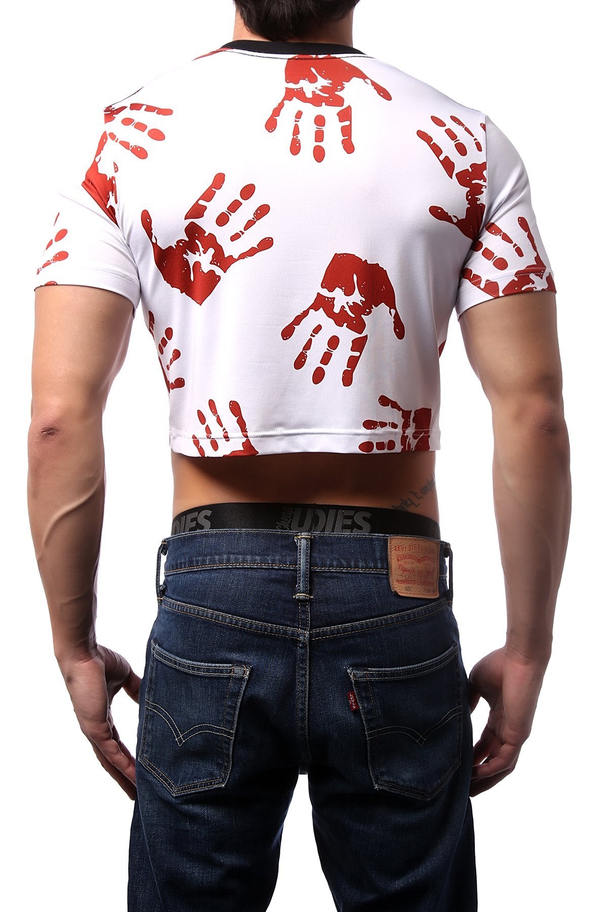 CheapUndies Bloody Hands Crop Top