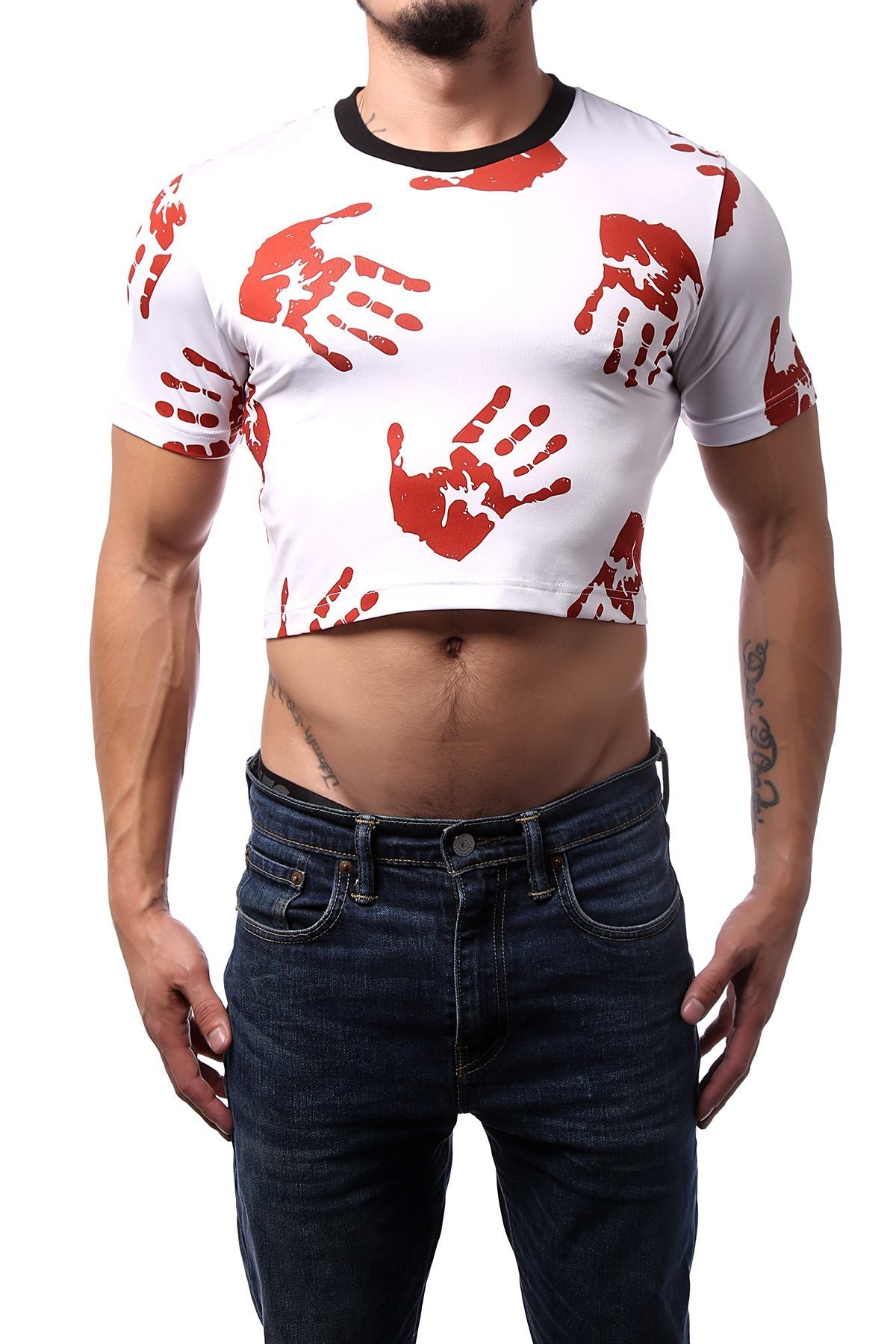 CheapUndies Bloody Hands Crop Top