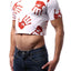 CheapUndies Bloody Hands Crop Top