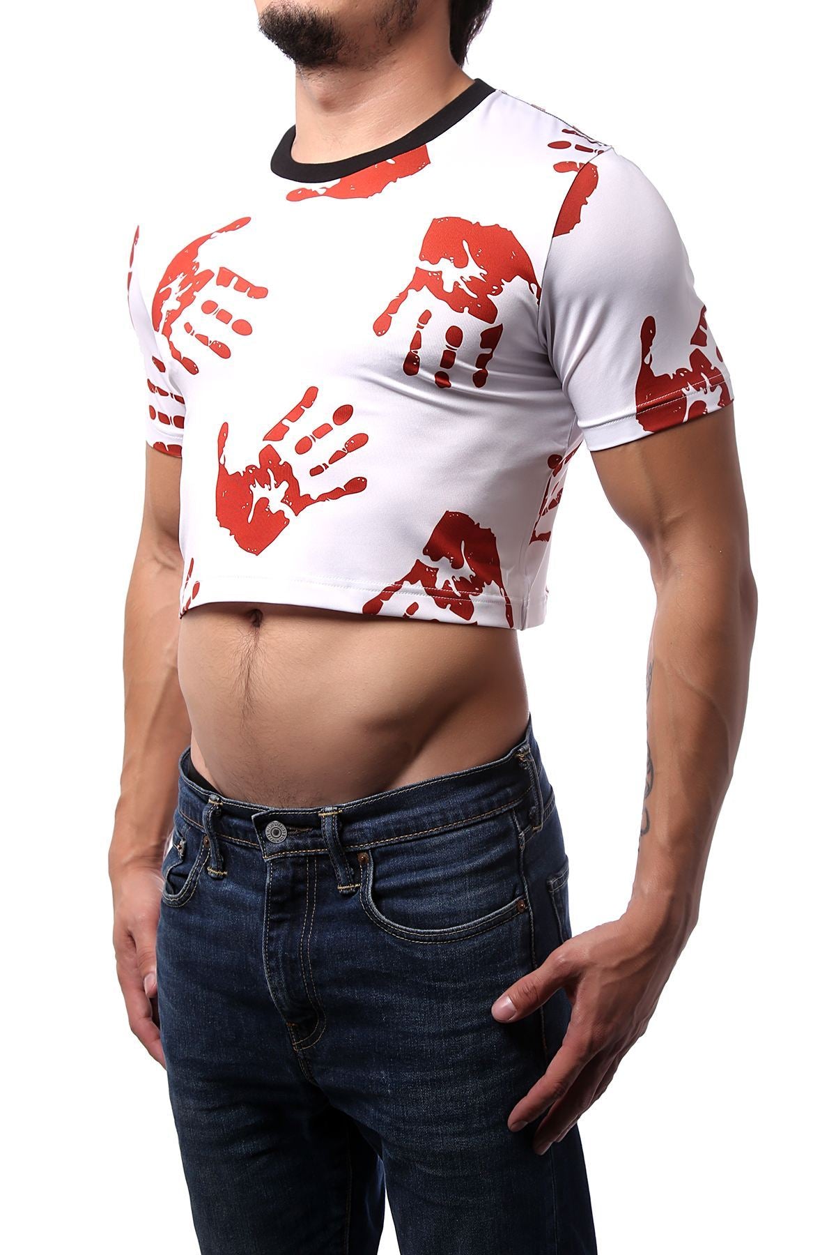 CheapUndies Bloody Hands Crop Top