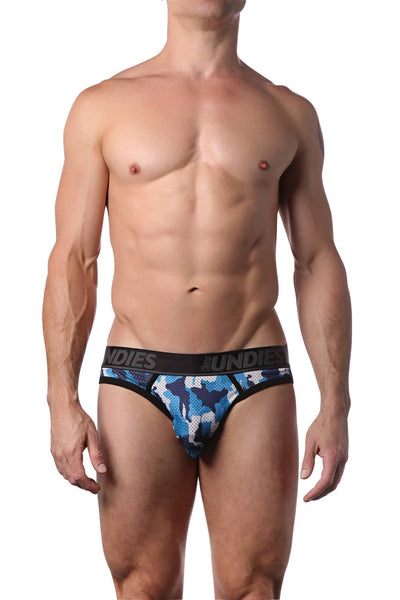 CheapUndies Blue Camo Sport Mesh Jockstrap