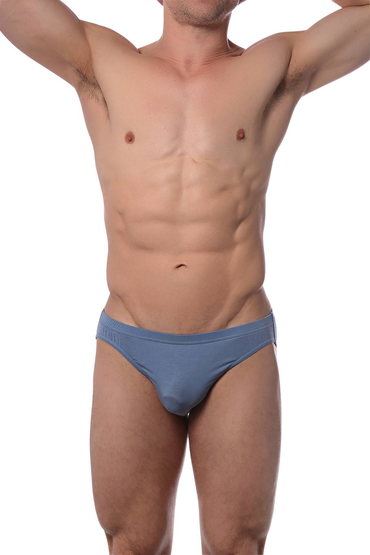 CheapUndies Blue Comfort Bikini Brief