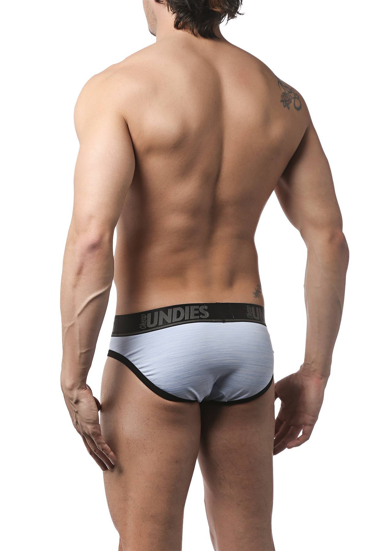 CheapUndies Blue Marle Brief