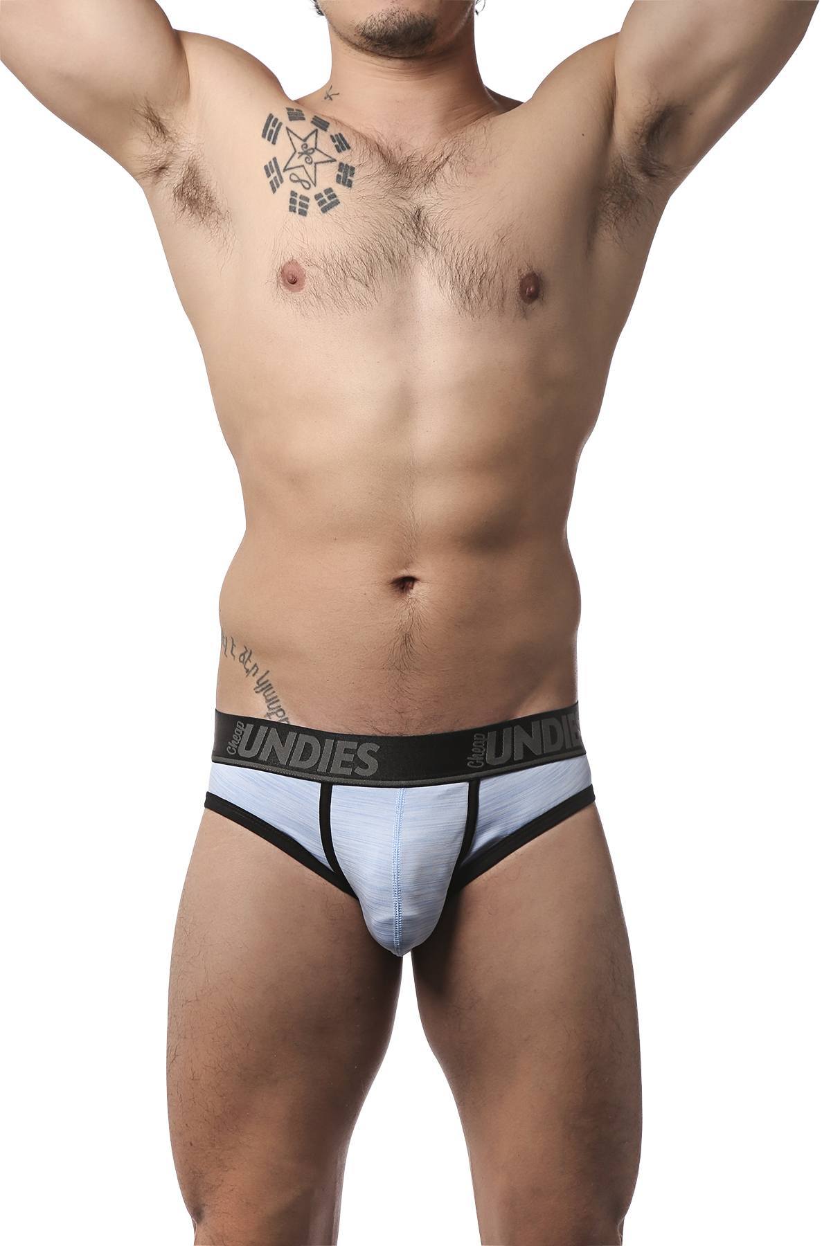 CheapUndies Blue Marle Brief