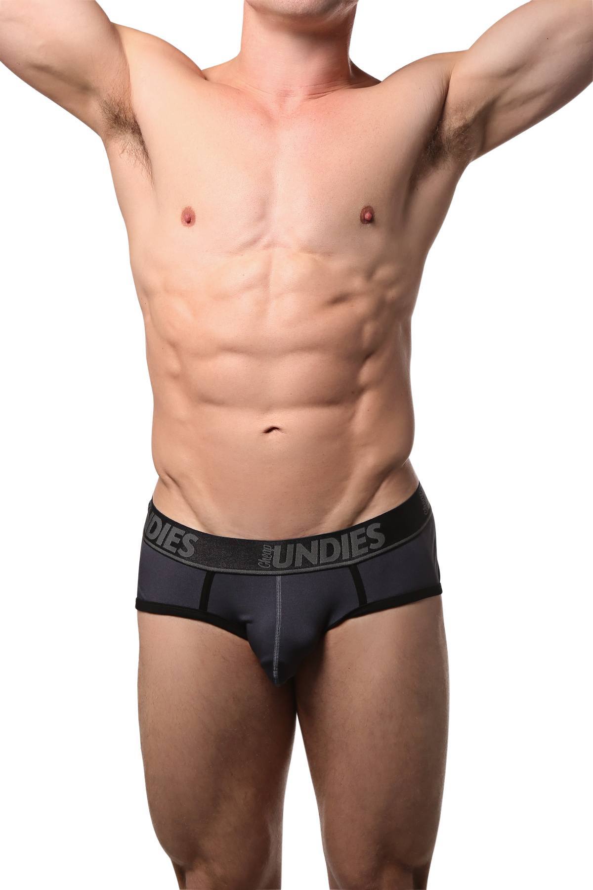 CheapUndies Charcoal Sports Brief