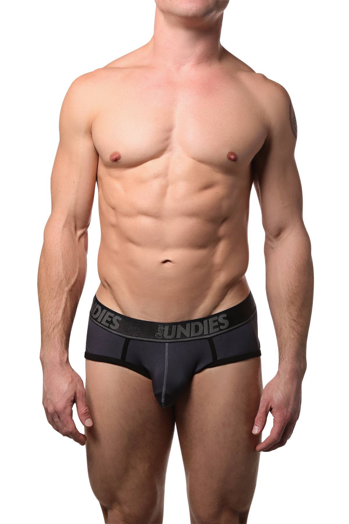 CheapUndies Charcoal Sports Brief