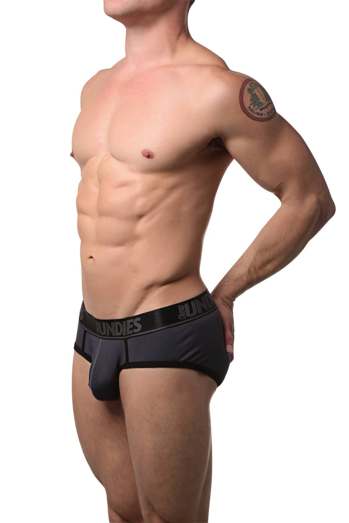 CheapUndies Charcoal Sports Brief