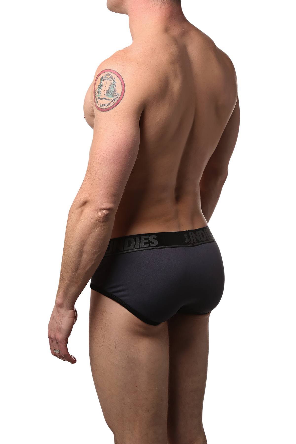 CheapUndies Charcoal Sports Brief