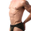 CheapUndies Dark Green Polyamide Sports Brief