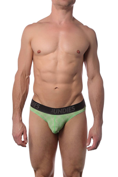 CheapUndies Green Kaleidoscope Thong