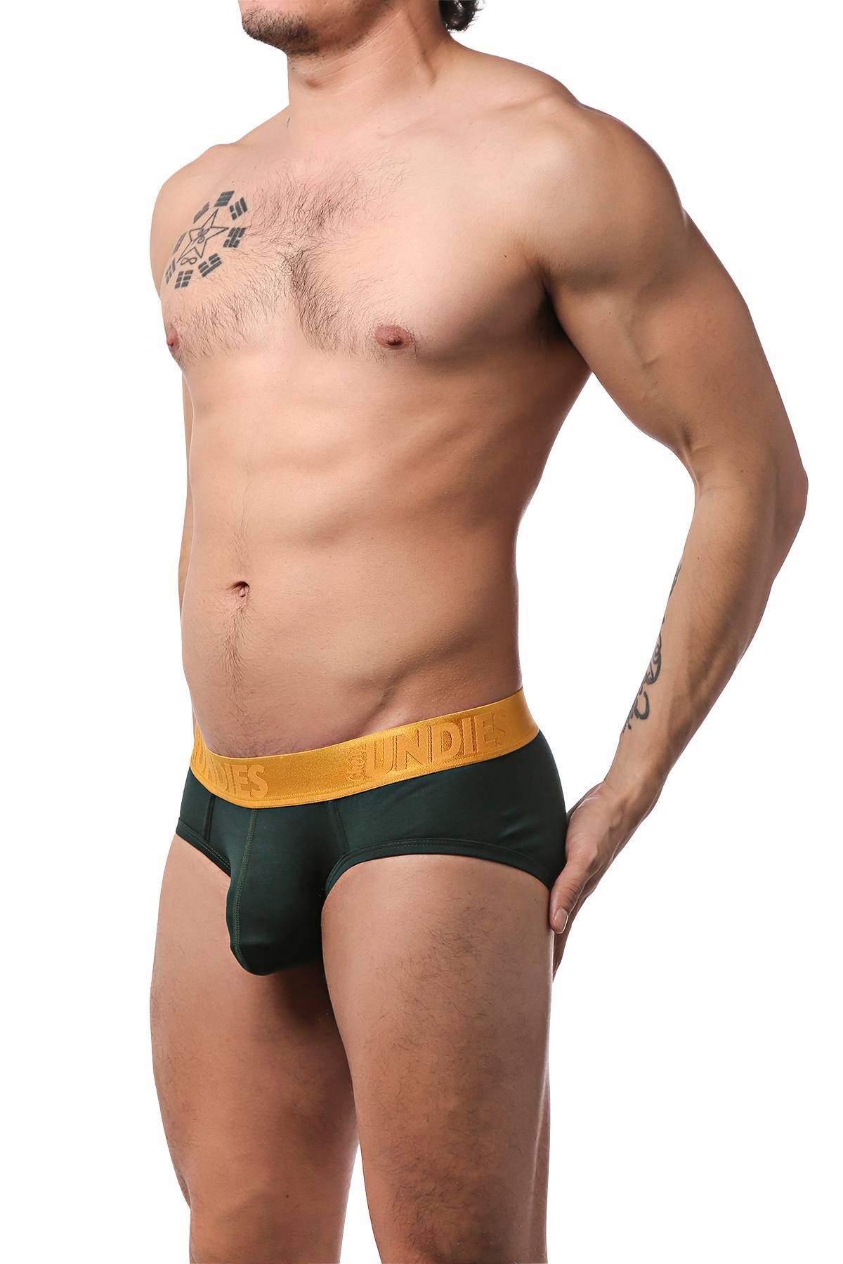 CheapUndies Green Luxe Brief