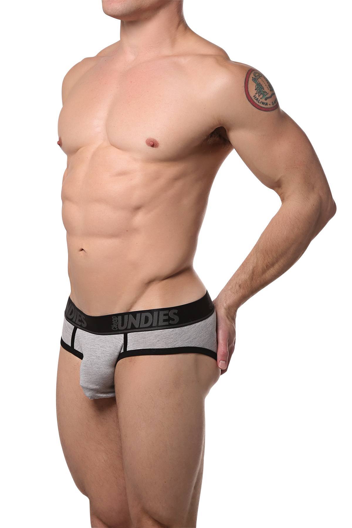 CheapUndies Heather Touch Jock Brief