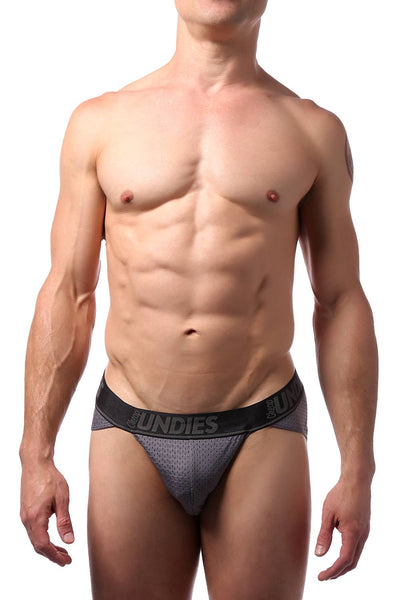 CheapUndies Iron Grey Mesh Sports Brief