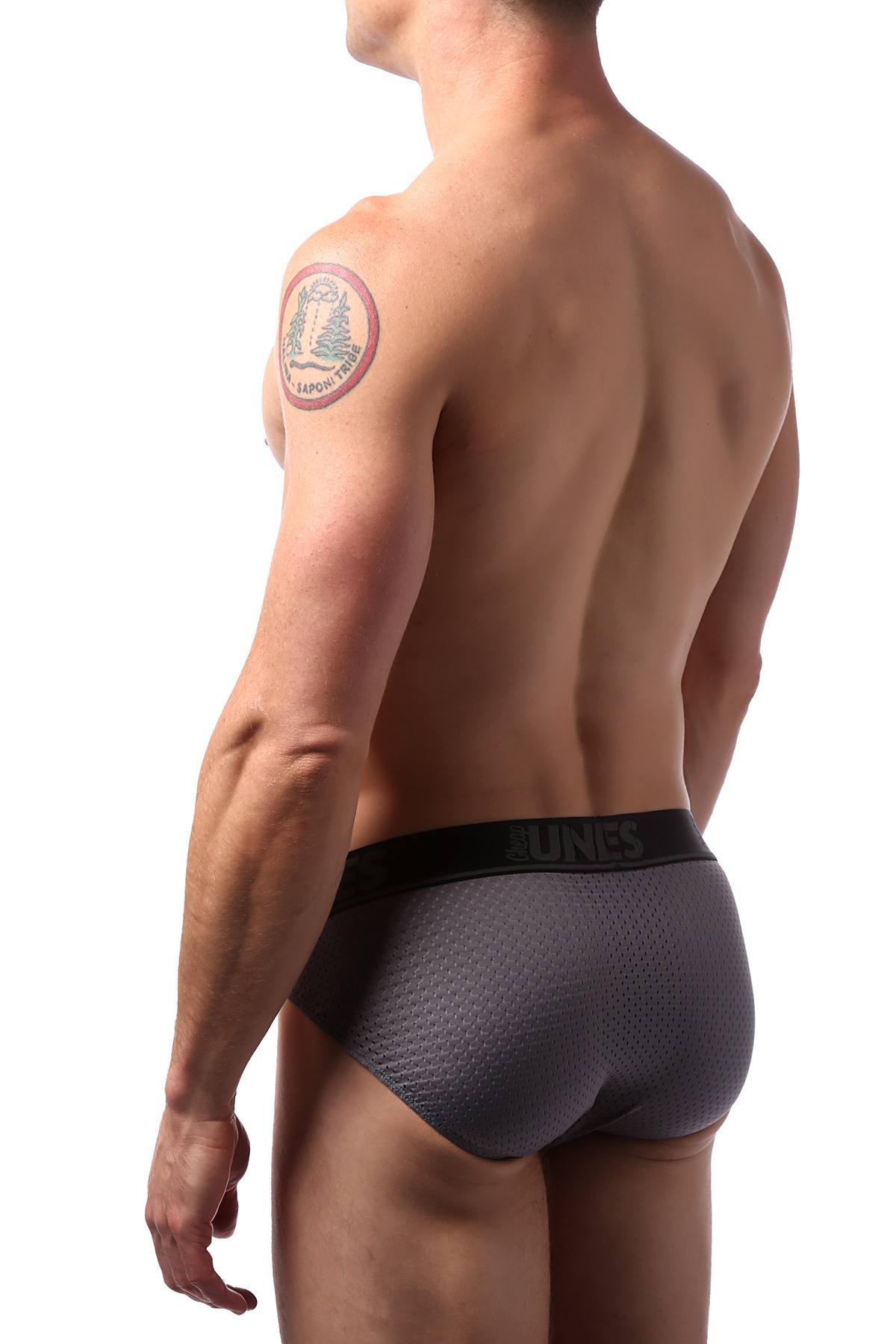 CheapUndies Iron Grey Mesh Sports Brief