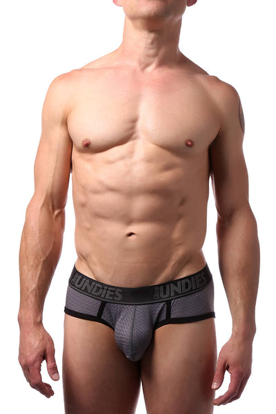 CheapUndies Iron Grey Sport Mesh Brief