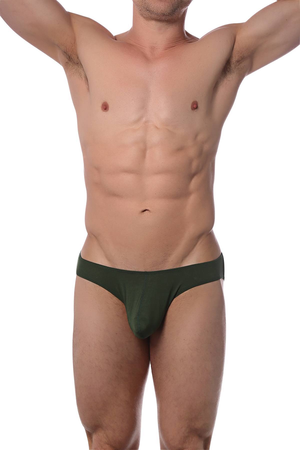 CheapUndies Jungle Green Comfort Pouch Brief