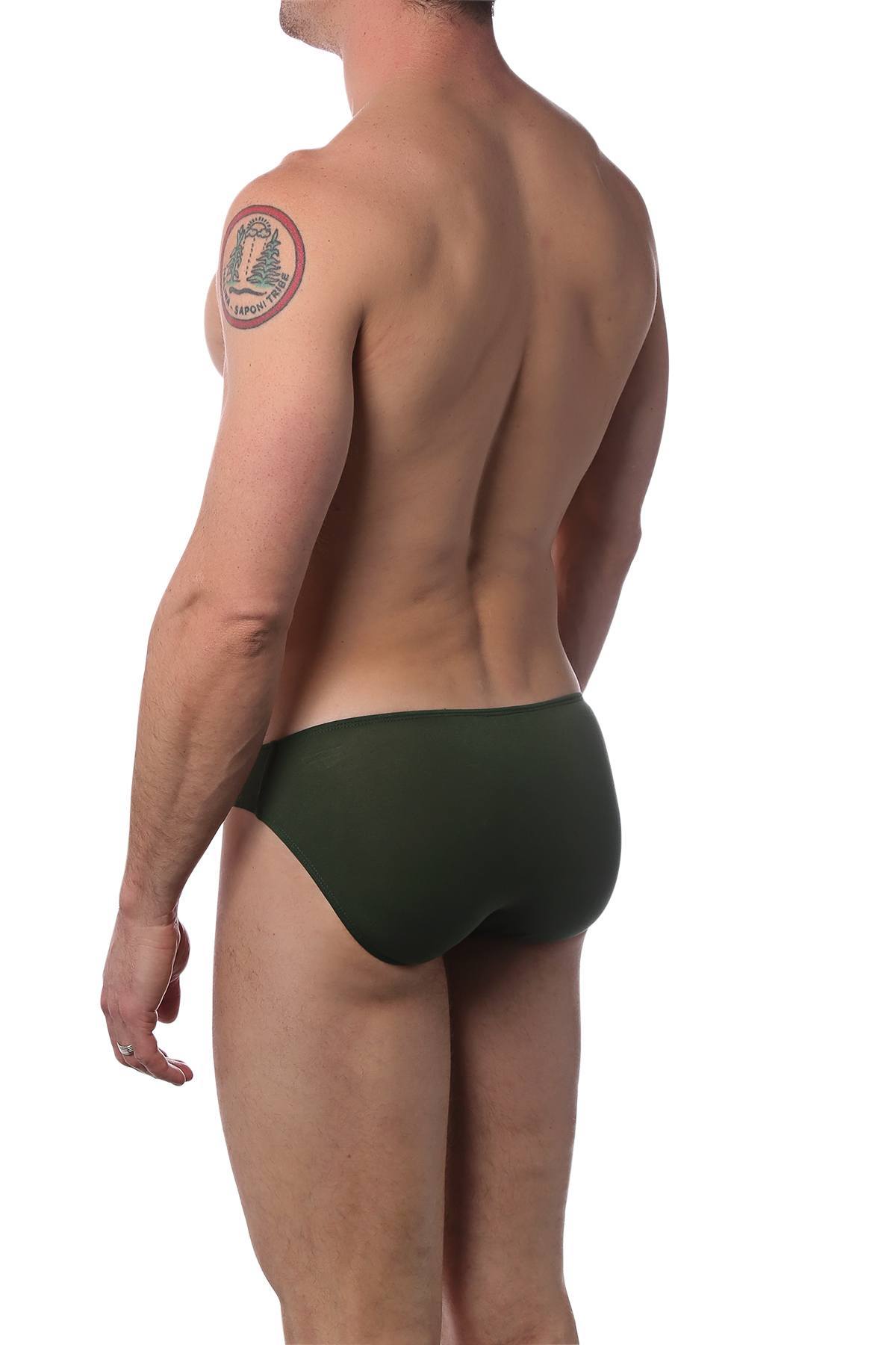 CheapUndies Jungle Green Comfort Pouch Brief