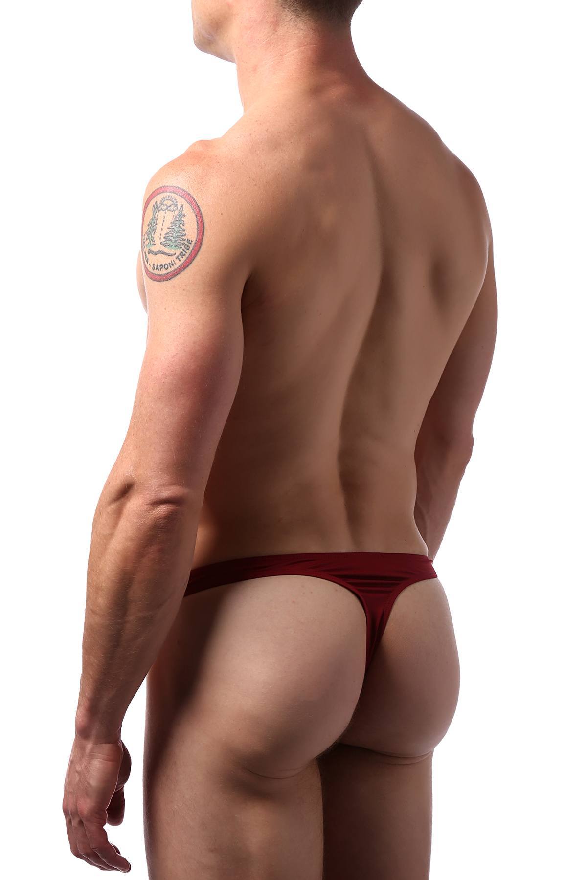 CheapUndies Maroon Comfort Pouch Thong