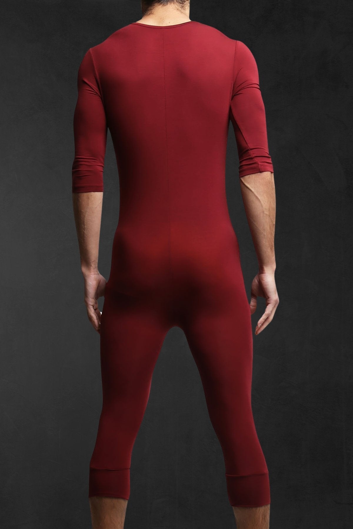 CheapUndies Maroon Long Sleeve Onesie