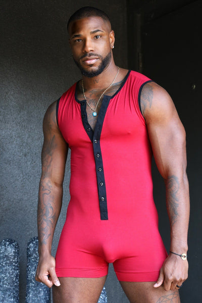 CheapUndies Maroon Sleeveless Onesie