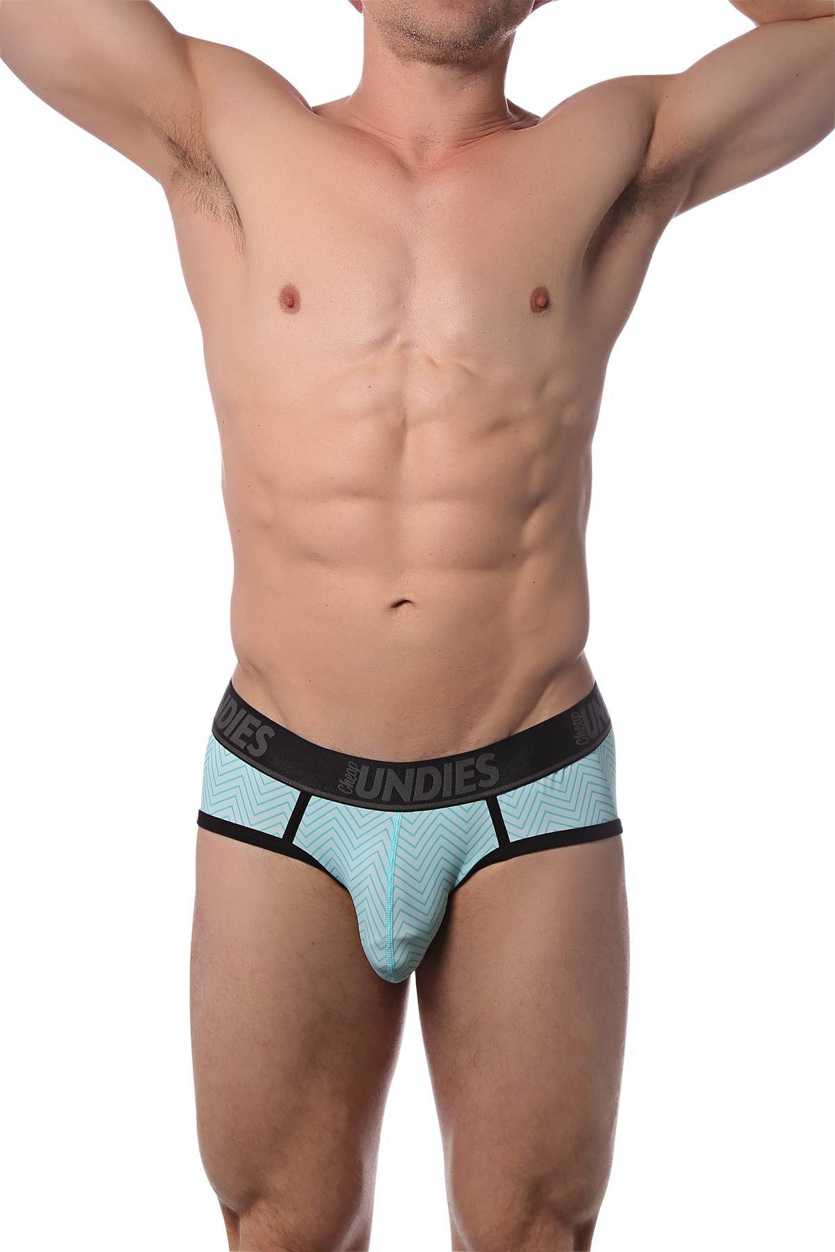 CheapUndies Mint Zig Zag Brief